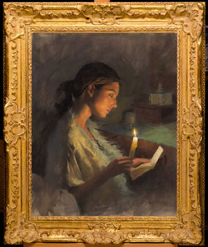The Letter – by Vicente Romero – Original Painting – Please Enquire for Price